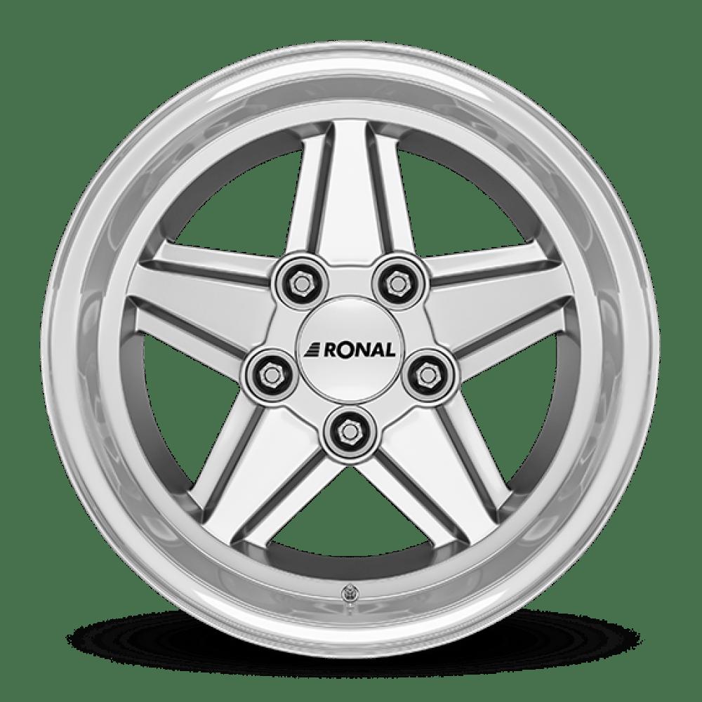 RONAL R9 SILV RIM LIP CUT 7x15 5/120 ET17 CB82