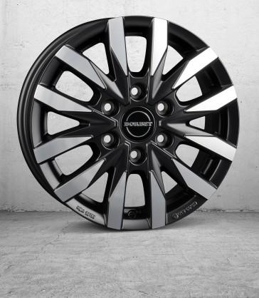 BORBET CW6 MATT BLACK POLISHED 6.5x16 6/130 ET54 CB84.1