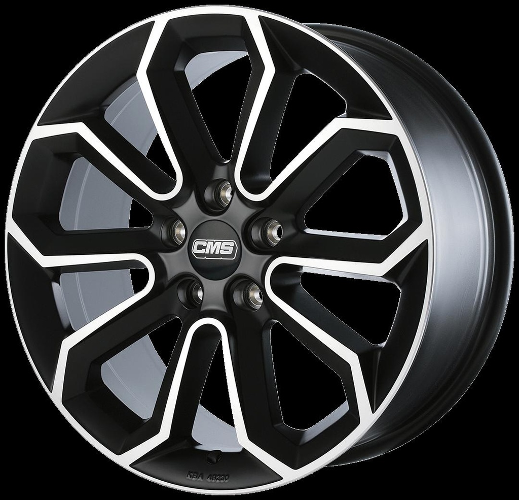 CMS C20 MATT BLACK POLISHED 8x18 5/112 ET47 CB57.1