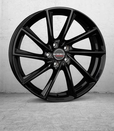 BORBET VTX GLOSS BLACK 8x18 5/112 ET44 CB57.1