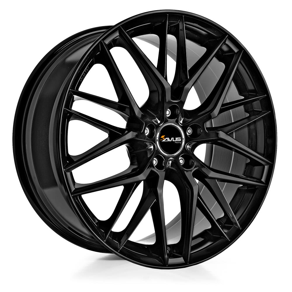 AVUS AF19 GLOSS BLACK 8.5x19 5/112 ET45 CB66.4