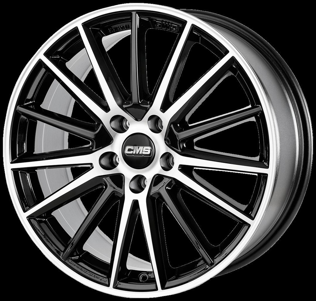 CMS C23 GLOSS BLACK POLISHED 8x20 5/108 ET43 CB63.4