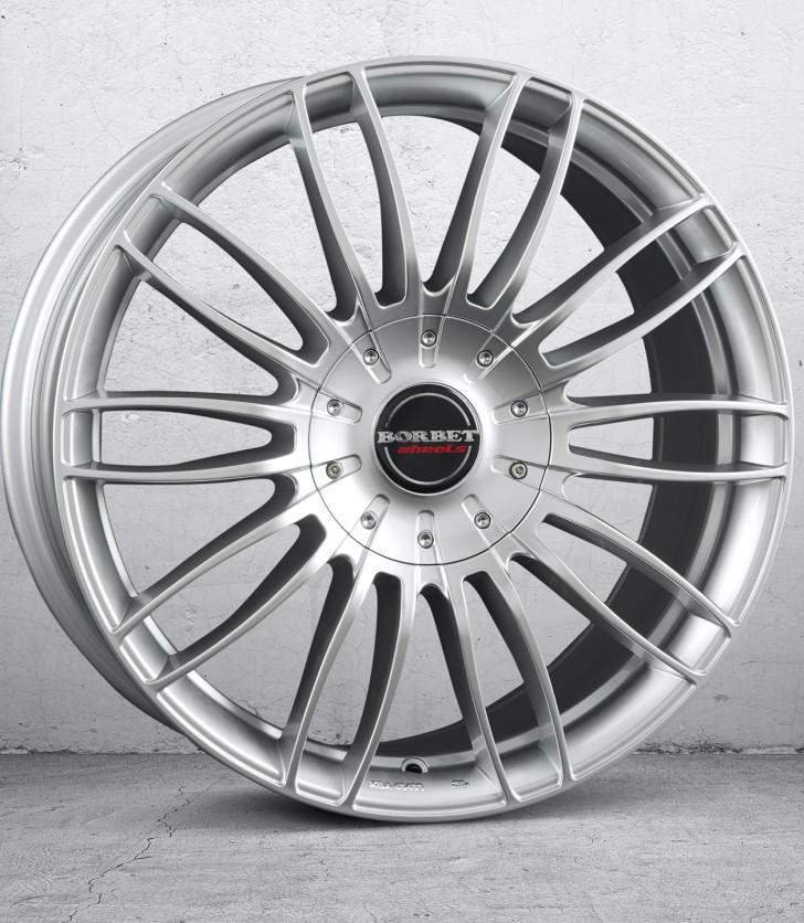 BORBET CW3 SILVER 7.5x17 5/118 ET61 CB71.1