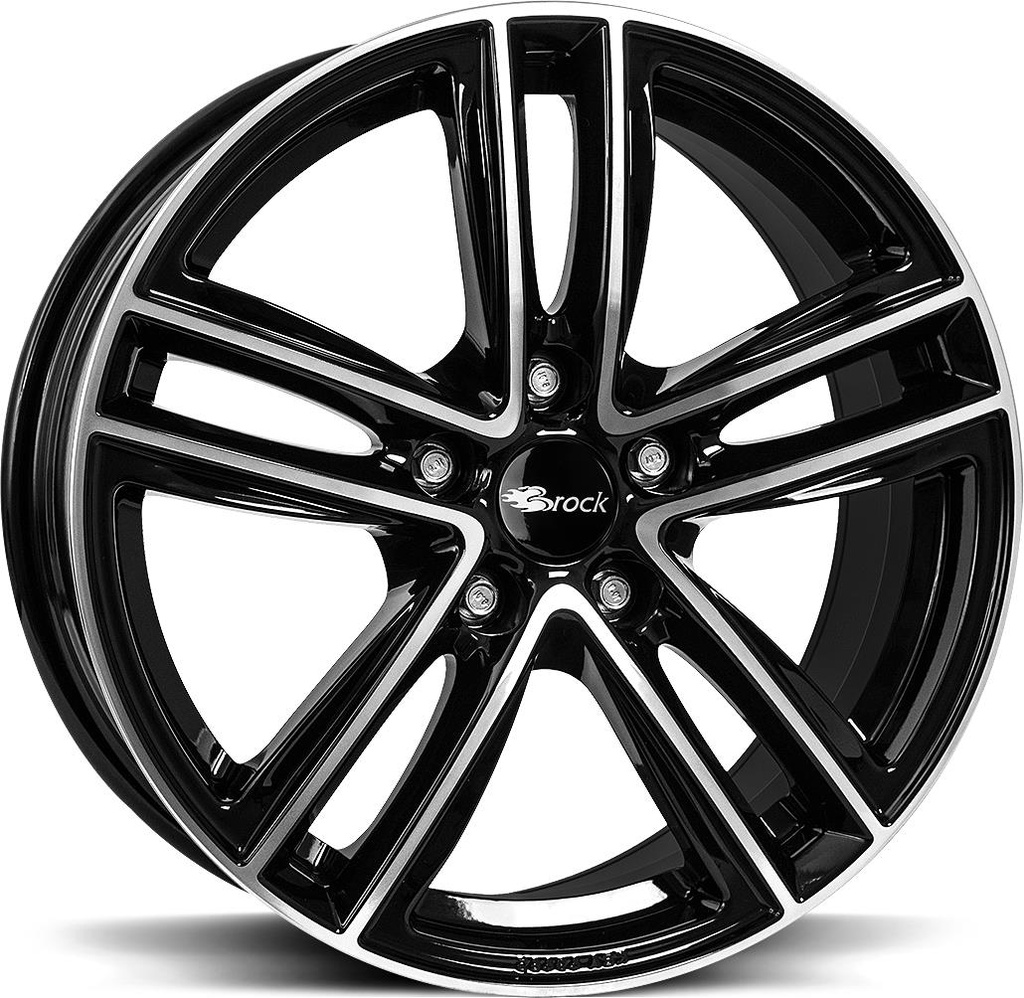 BROCK RC27 BLACK FULL POL 7.5x17 5/112 ET27 CB66.7