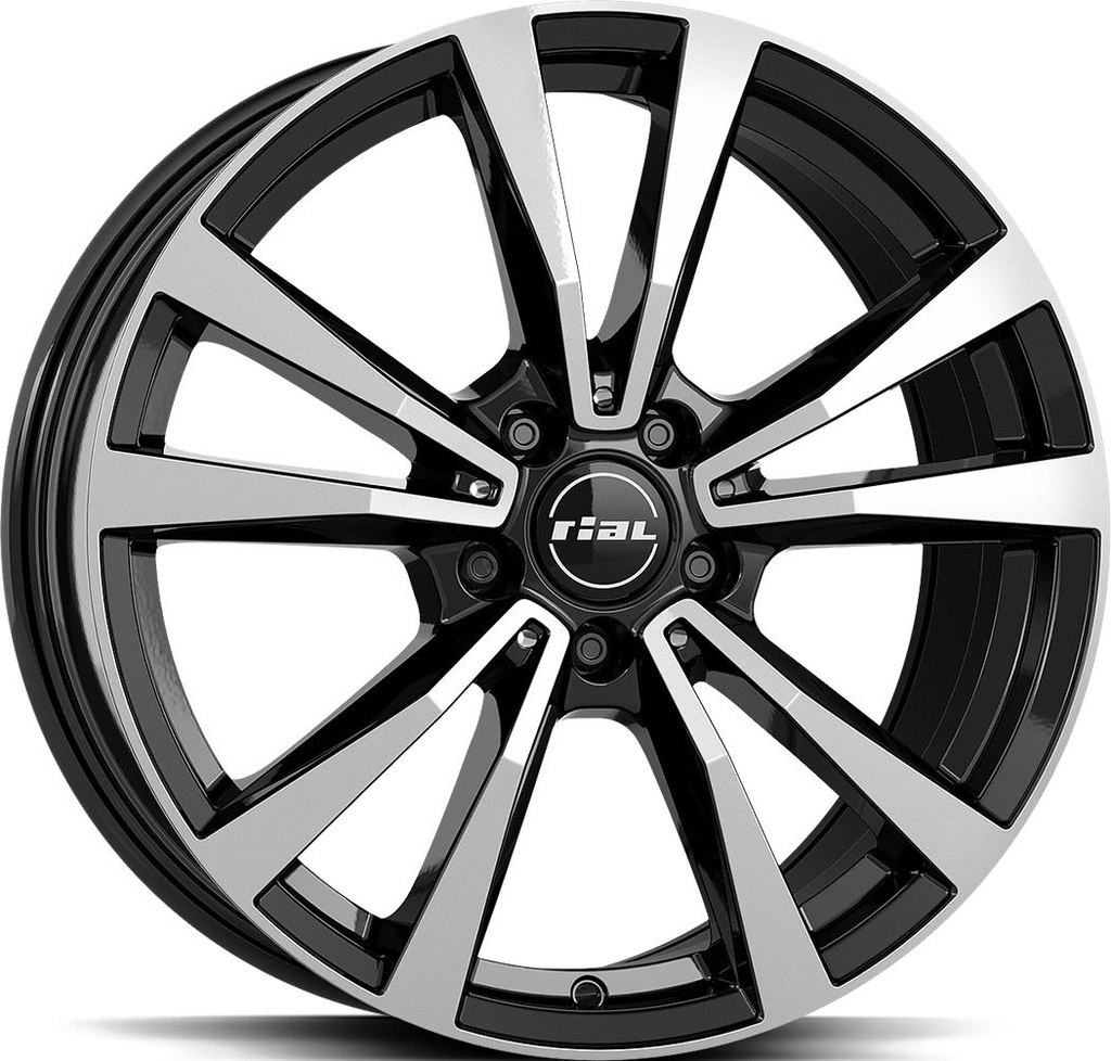 RIAL M12X DIAM BLACK POL 8x19 5/112 ET28 CB66.6