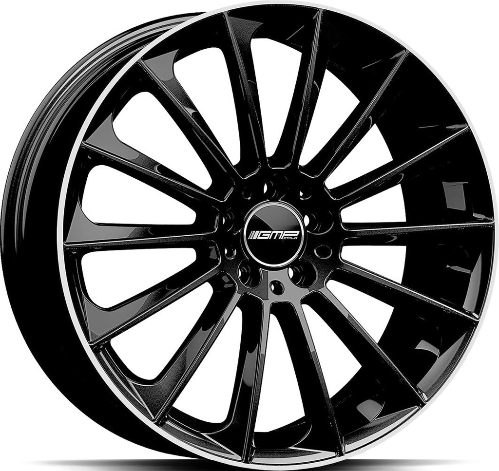 GMP STELLAR BLACK DIAM LIP 8.5x20 5/112 ET45 CB66.6