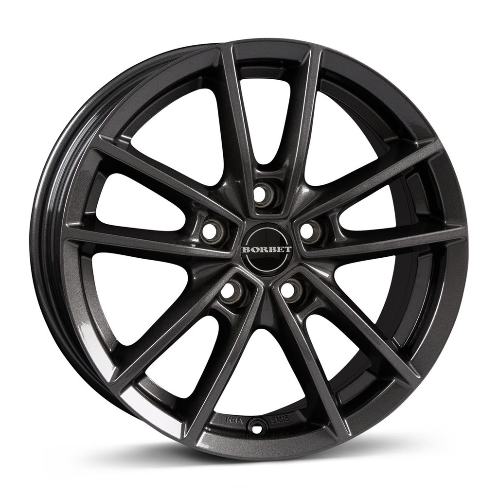 BORBET W ANTHRACITE DARK 8x18 5/114.3 ET40 CB72.5