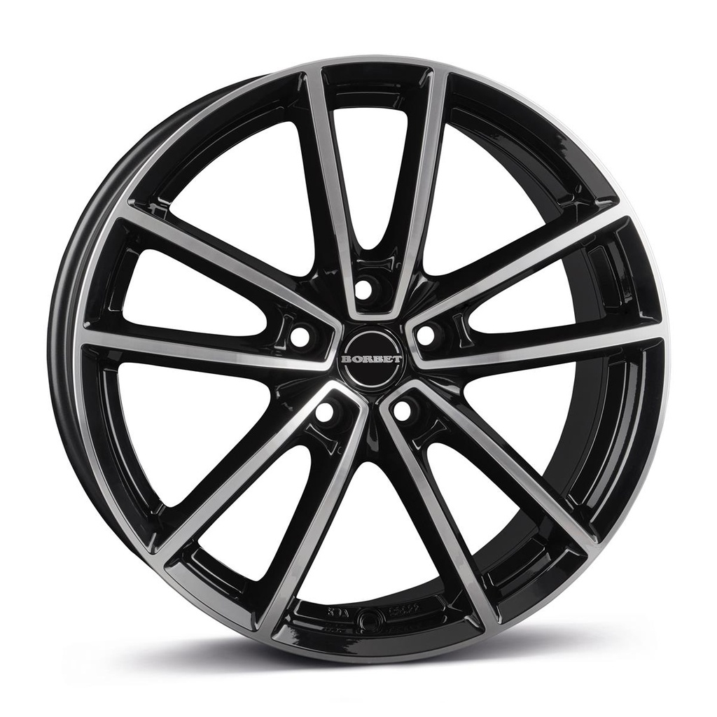 BORBET W BLACK POL GLOSS 8x18 5/112 ET48 CB57.1