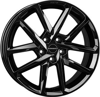 BORBET N BLACK GLOSS 6.5x17 5/112 ET44 CB66.5