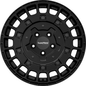 SUPERMETAL RIG MATT BLACK 7.5x17 6/130 ET55 CB84.1