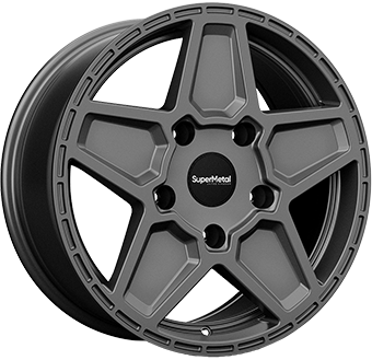 SUPERMETAL ROCKET L GRAY MATT 8x18 5/120 ET40 CB65.1