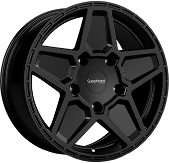 SUPERMETAL ROCKET GLOSS BLACK 8x18 5/120 ET40 CB65.1