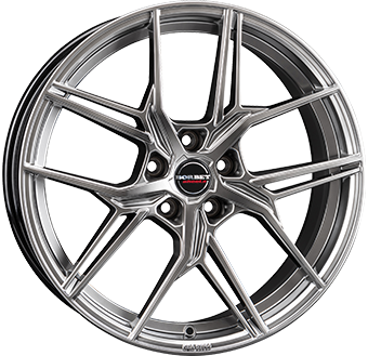 BORBET QX HYPER BLACK SILV 8x19 5/112 ET40 CB66.5