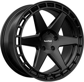 SUPERMETAL CHARGER MATT BLACK 9x20 5/120 ET45 CB65.1