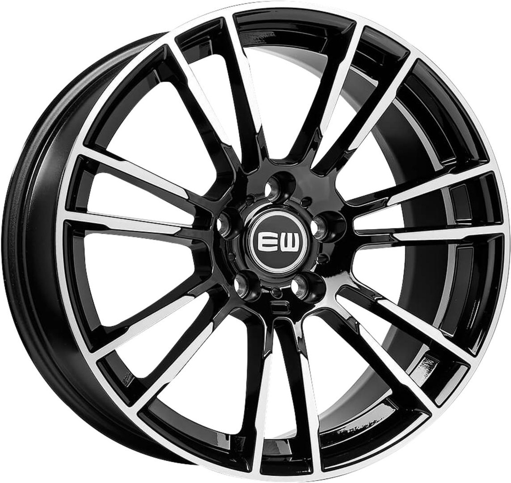 ELIT WHEELS EW01 BLACK / POLISHED 8x18 5/120 ET30 CB72.6