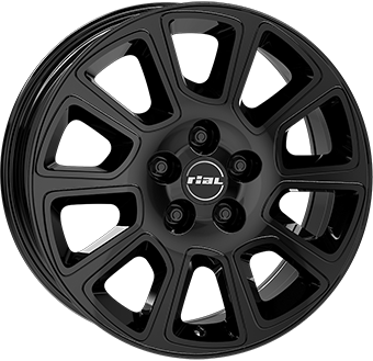 RIAL TRANSPORTER 2 DIAM BLACK 6.5x16 5/160 ET60 CB65.1