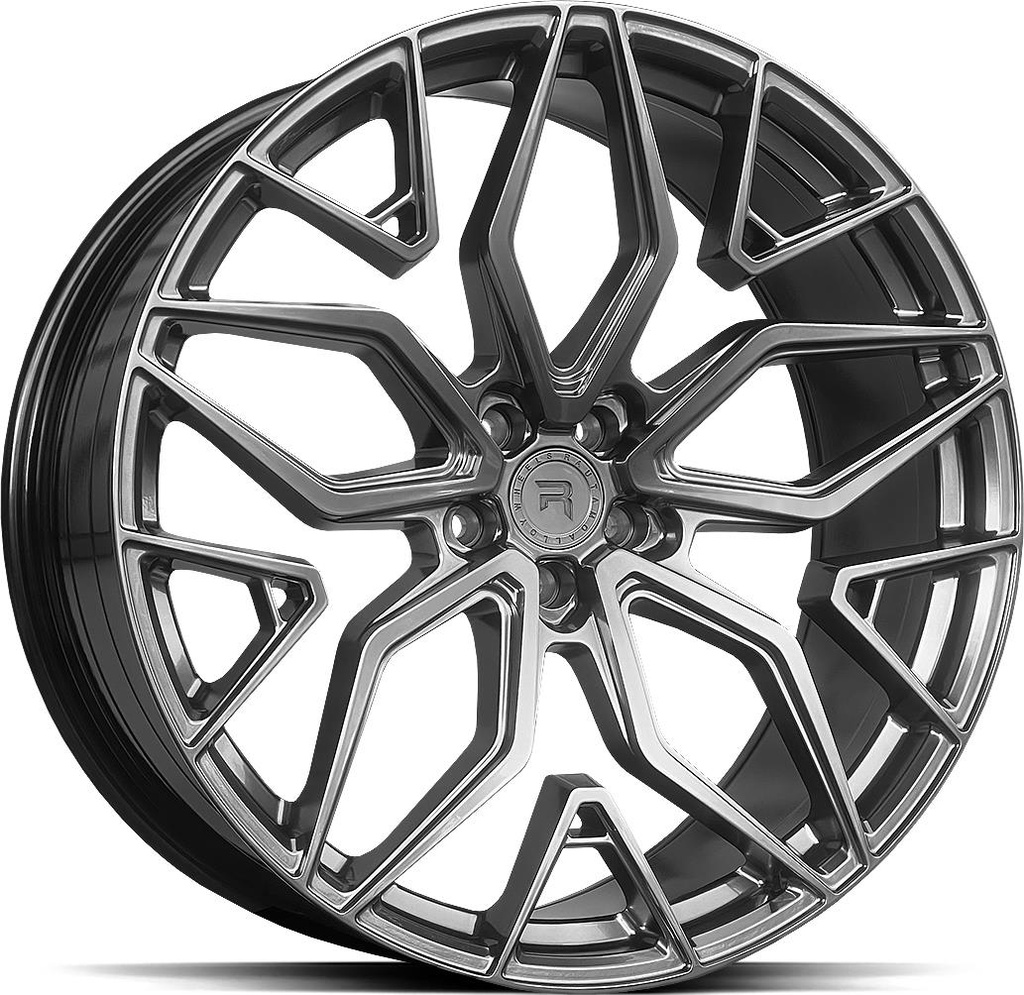 R-SERIES R17 HYPER SILV BLACK 10.5x21 5/112 ET30 CB66.6