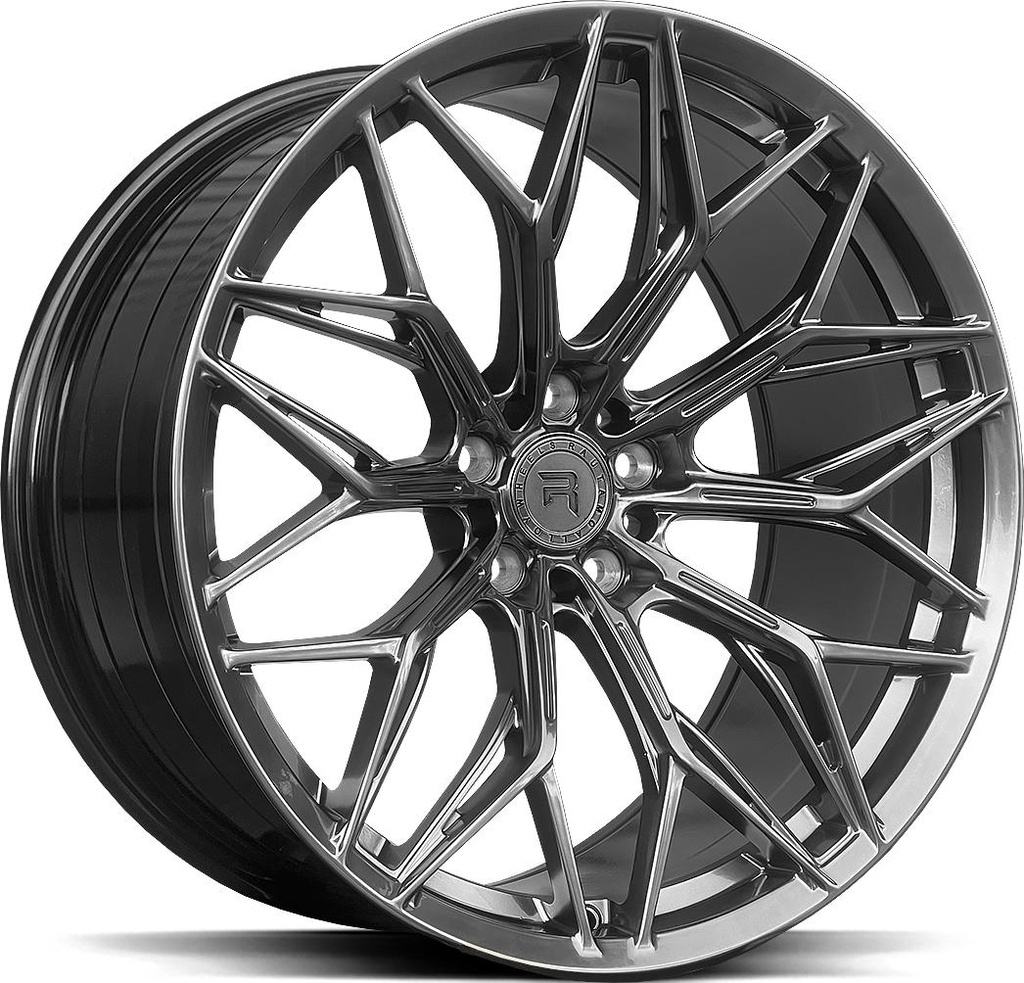 R-SERIES R18 HYPER SILV BLACK 8.5x19 5/112 ET30 CB66.6