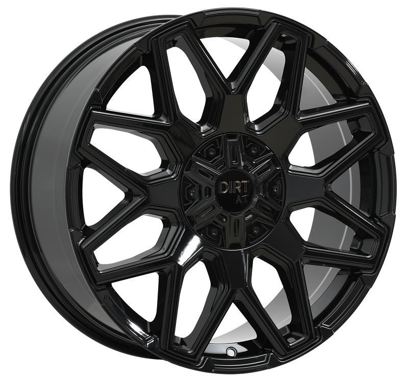 STATUSFÄLGAR D212 GLOSSBLACK 8x17 5/112-120 ET45 CB74.1