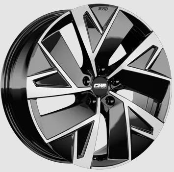 CMS C32 AERO GLOSS BLACK POLISHED 7.5x19 5/114.3 ET45 CB67.1