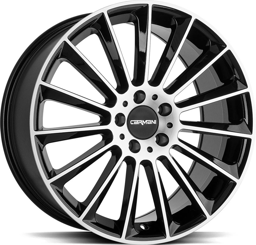 CARMANI FRITZ BLACK POL 9x19 5/112 ET45 CB66.6