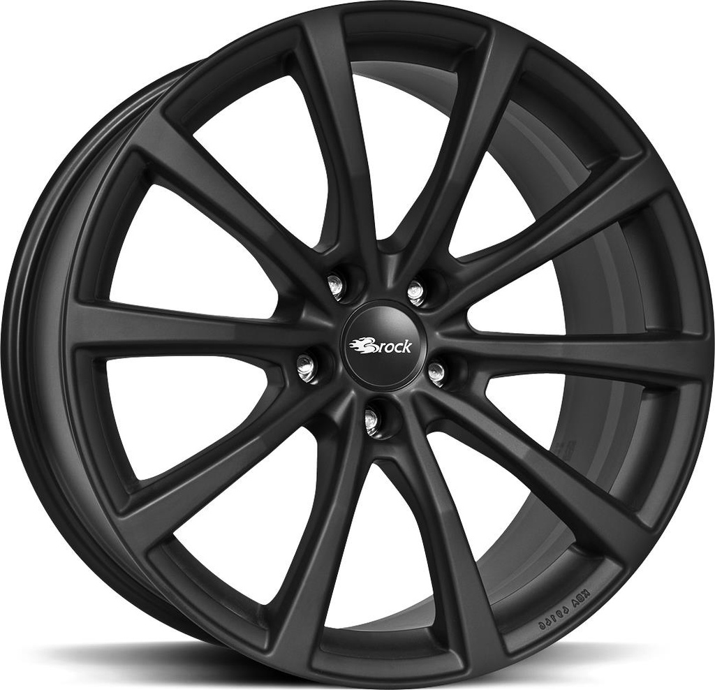 BROCK B32 BLACK MATT 8.5x19 5/120 ET50 CB65.1