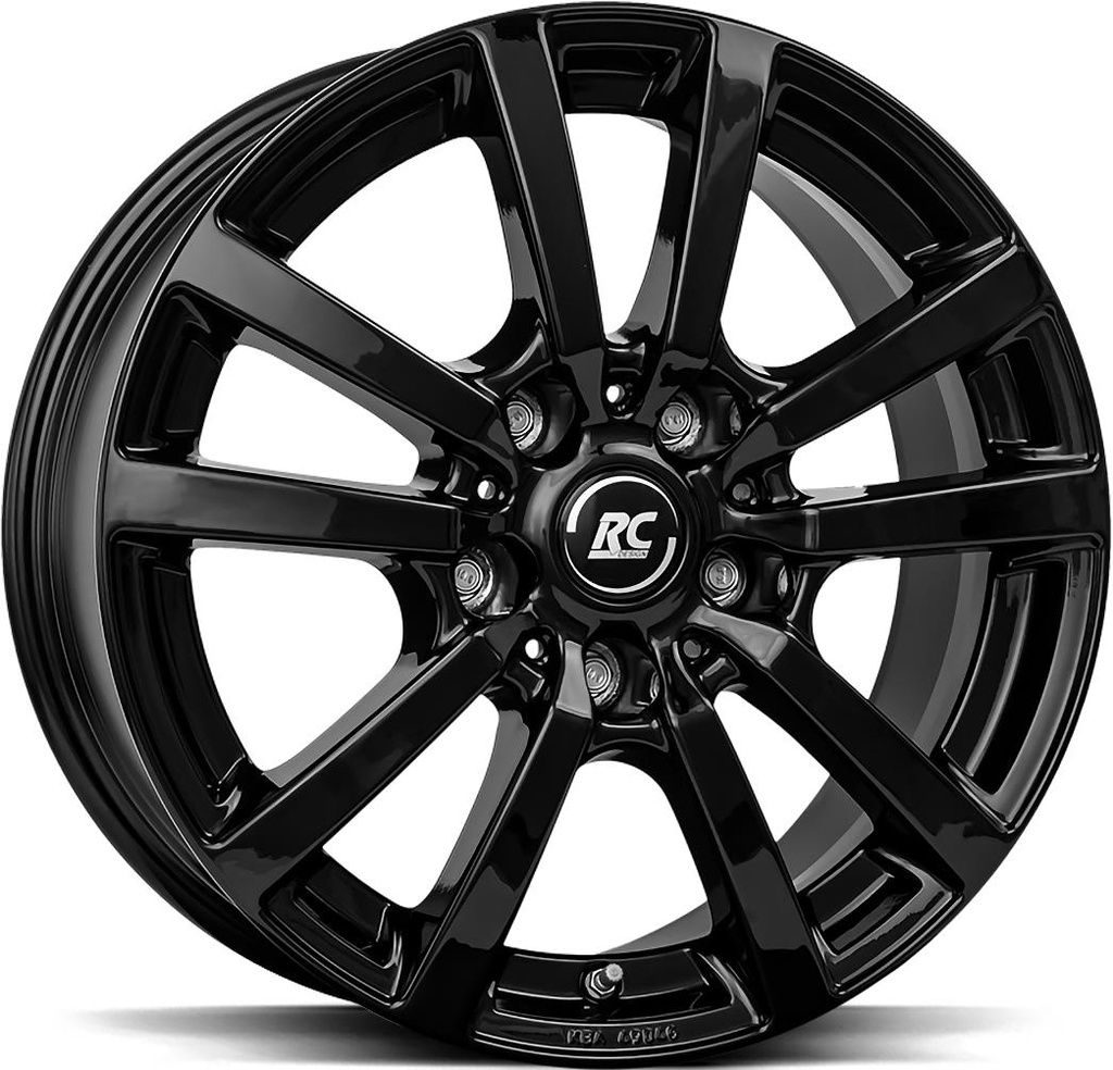 BROCK RC25T SHINY BLACK 7.5x18 5/160 ET50 CB65.1