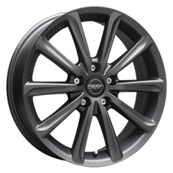 MEGA WHEELS VIRGO DARK MAT ANTHRACITE GREY 6.5x16 4/100 ET49 CB54.1
