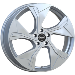 MEGA WHEELS TRITON DARK SILVER 7.5x17 5/108 ET50.5 CB63.3