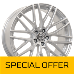 MEGA WHEELS CETUS SILVER 7.5x17 5/114.3 ET35 CB67.1
