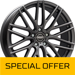 MEGA WHEELS CETUS ANTHRACITE GREY 7.5x17 5/114.3 ET35 CB67.1