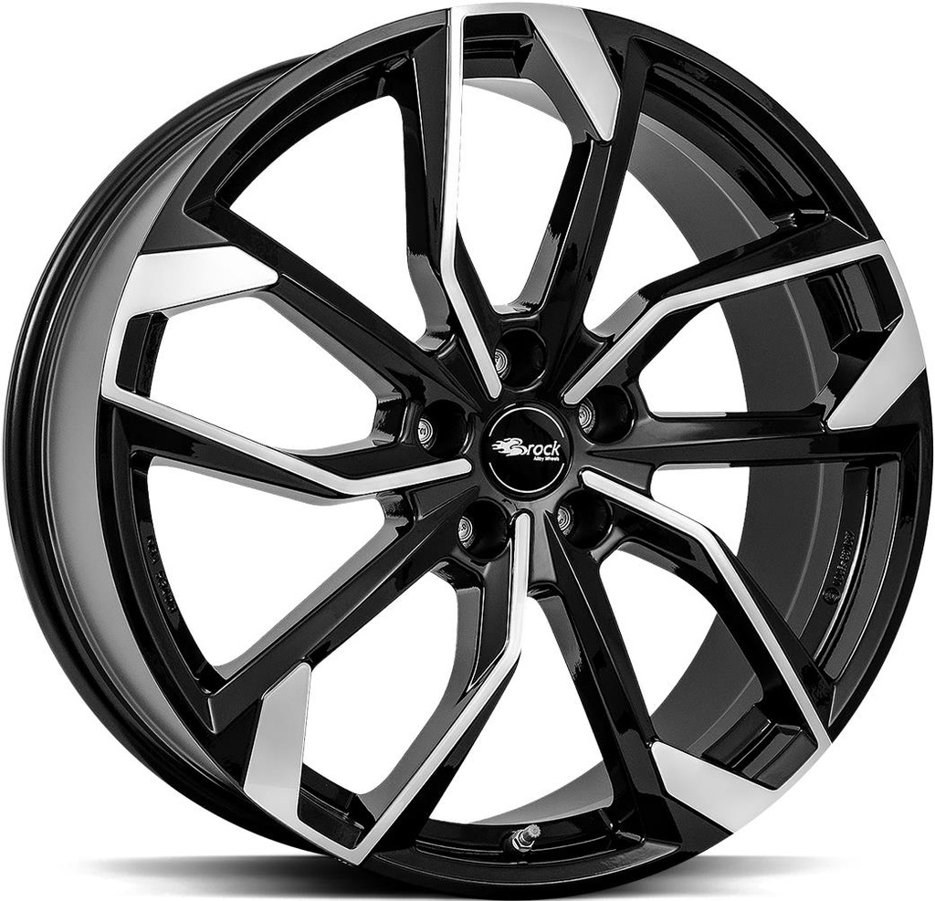 BROCK RC34 BLACK FULL POL 7.5x18 5/108 ET50.5 CB63.4