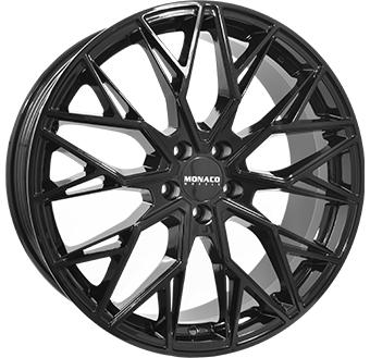 MONACO WHEELS GP15 GLOSS BLACK 8x18 5/114.3 ET40 CB73.1