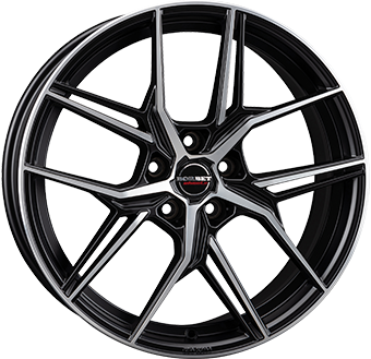 BORBET QX BLACK POL MATT 8x19 5/112 ET44 CB57.1