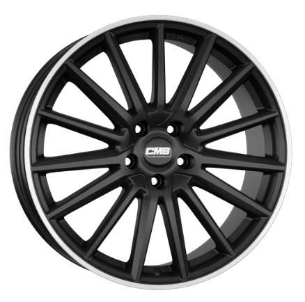 CMS C23 GLOSS BLACK POLISHED LIP 8x19 5/114.3 ET40 CB67.1