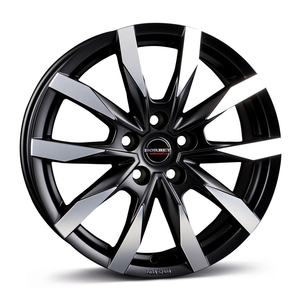 BORBET CW5 BLACK POL MATT 6.5x16 5/160 ET60 CB65.1