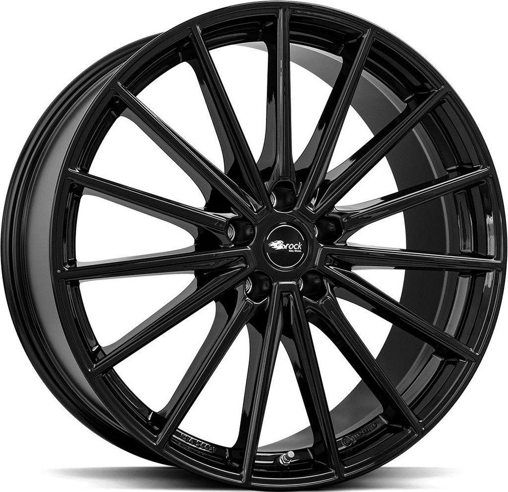 BROCK B43 SHINY BLACK 8.5x19 5/112 ET30 CB66.6