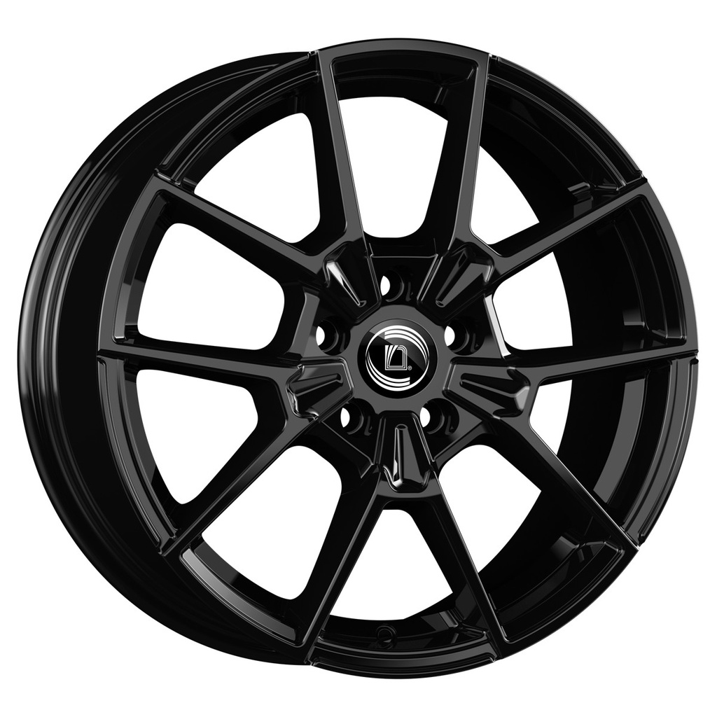 DIEWE NEVE GLOSSY BLACK 8.5x18 5/112 ET36 CB66.6