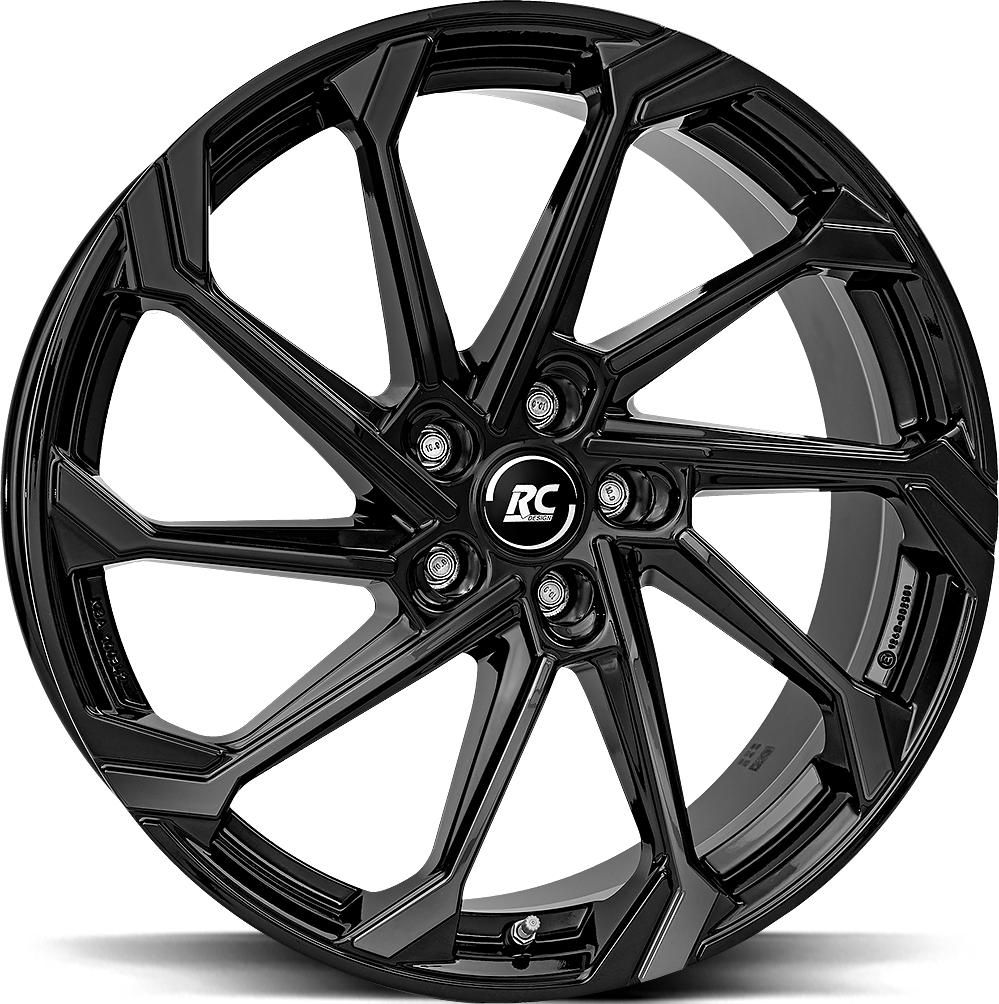 BROCK RC36 SHINY BLACK 8.5x20 5/120 ET40.5 CB63.4