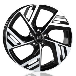 MILLE MIGLIA MME-5 BLACK POLISHED 7.5x19 5/112 ET50 CB57.1