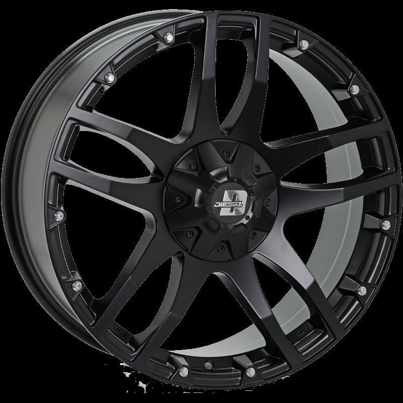 DIESEL CLIFF MATT BLACK 8.5x18 6/114.3 ET25 CB66.1