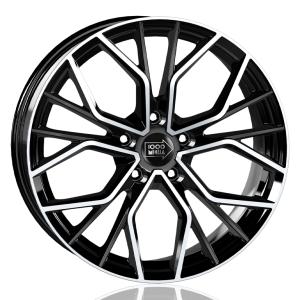 MILLE MIGLIA MM1020 BLACK POLISHED 9x20 5/112 ET25 CB66.5