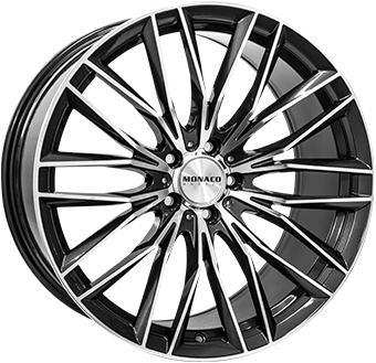 MONACO WHEELS GP2 ANTHRACITE POLISH 8.5x20 5/112 ET30 CB66.5