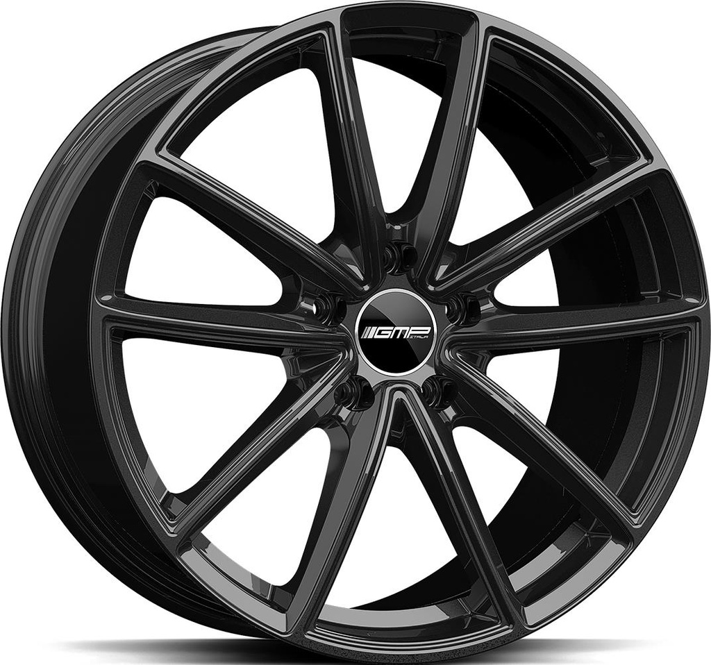 GMP TITAN GLOSS BLACK 11.5x22 5/130 ET61 CB71.6