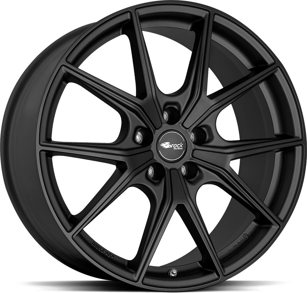 BROCK B40 SATIN BLACK MATT 10.5x20 5/112 ET20 CB66.5
