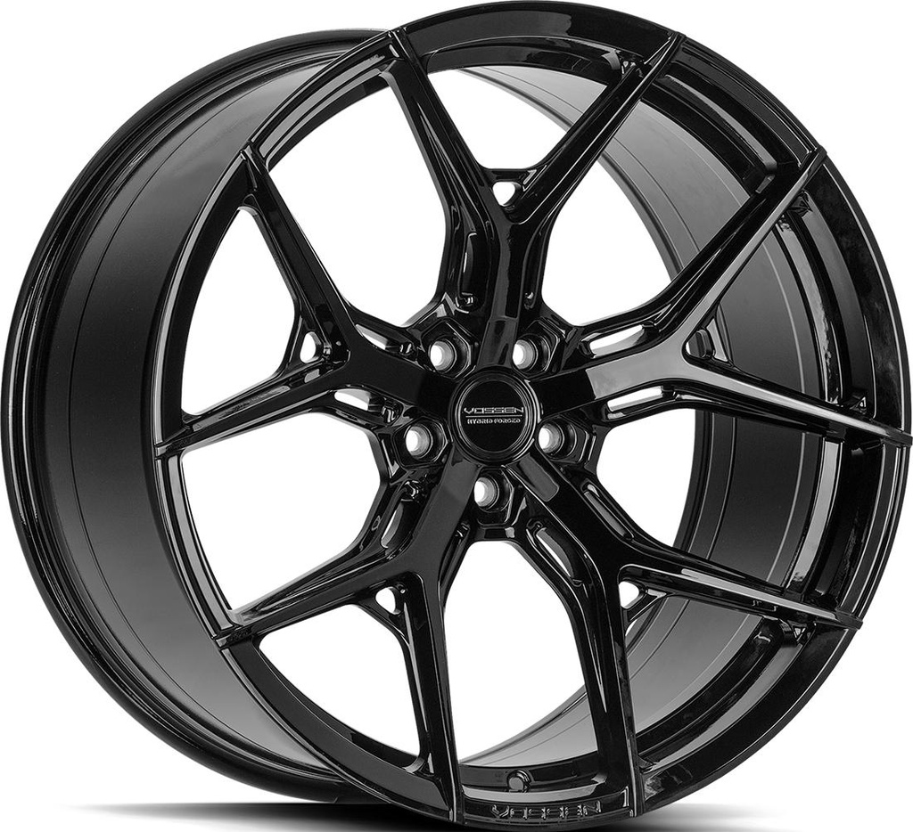 VOSSEN HF5 GLOSS BLACK 9x22 5/120 ET30 CB72.6