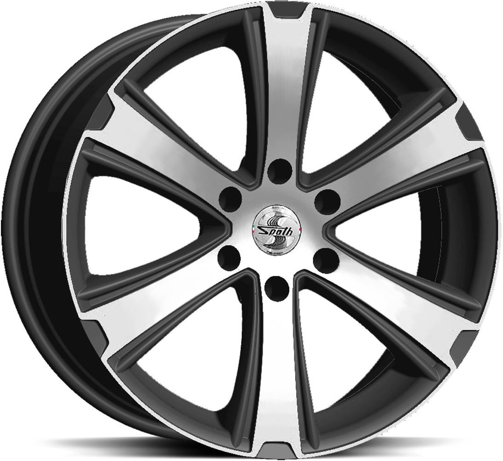 SPATH SP36 H BLACK MATT POLISH 9x20 6/139.7 ET30 CB106.1