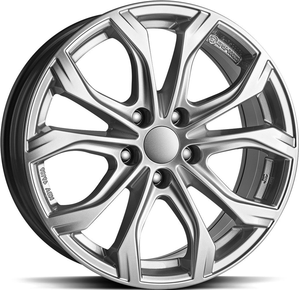 ALUTEC W10X POLAR SILVER 8.5x19 5/127 ET55 CB71.6
