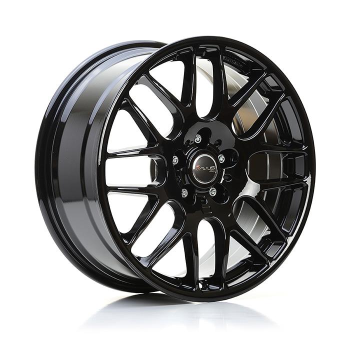 AVUS AC-MB4 BLACK 9x18 5/112 ET44 CB66.7