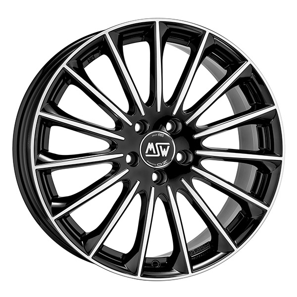 MSW 30 G.BLK F.POL | 7,5X18 5-114,3 E40 C73,1 60 7.5x18 5/114.3 ET40 CB73.1
